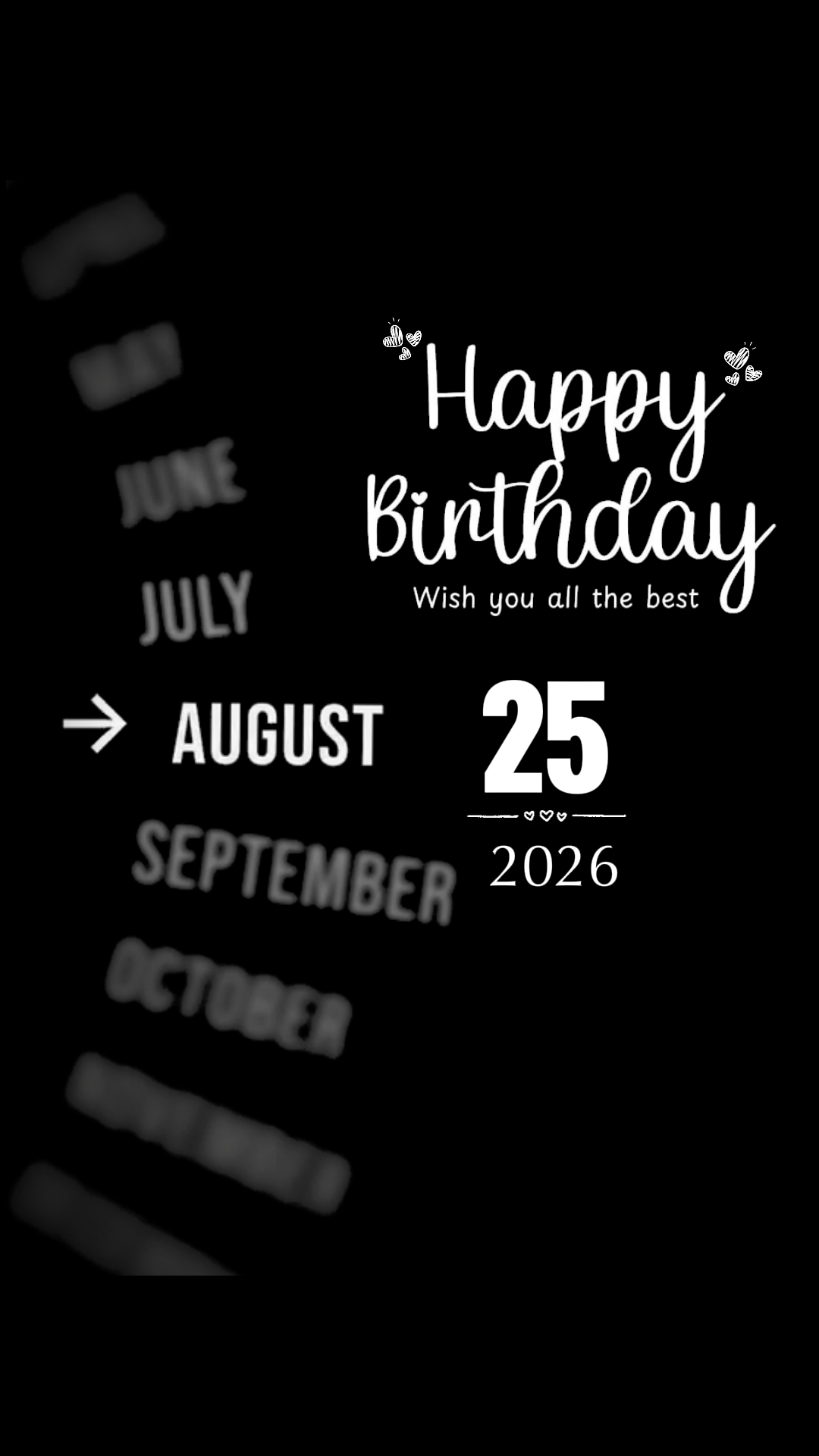 HBD 25 AGOSTO