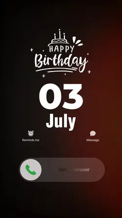 BIRTHDAY 03 JULY