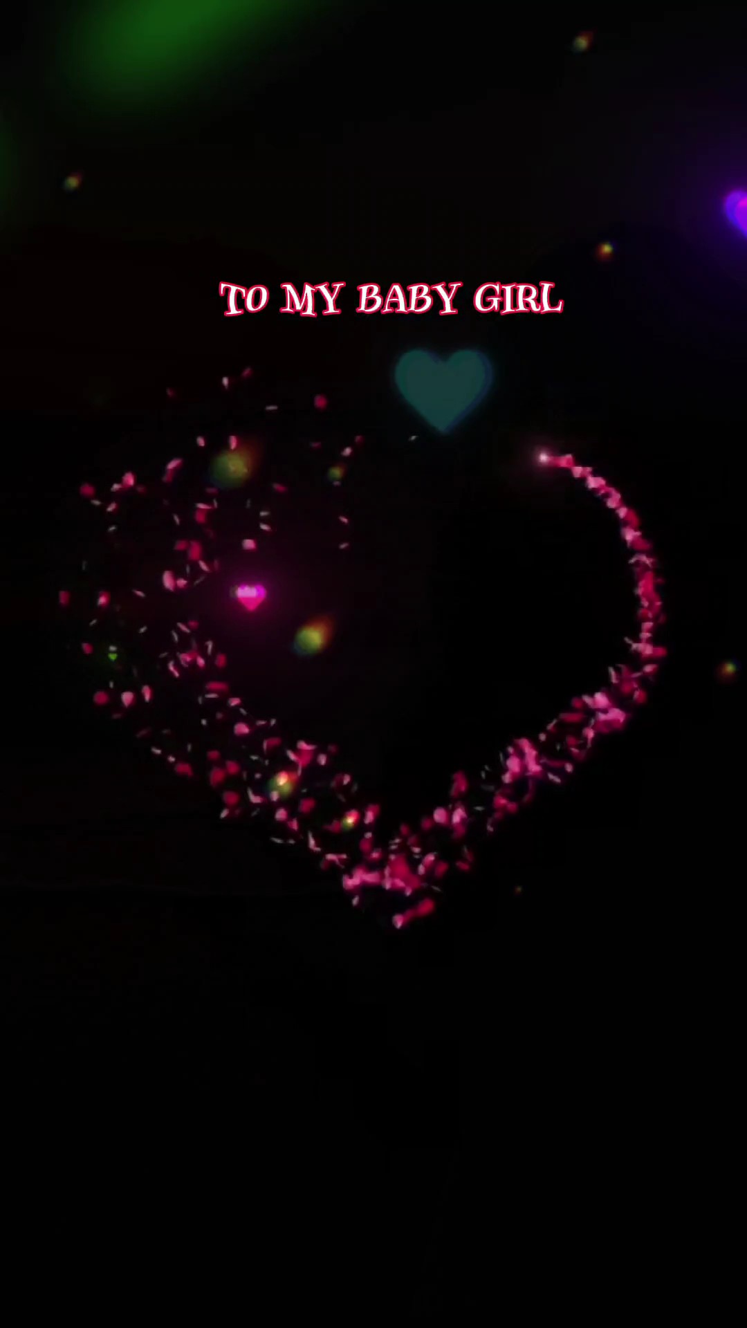 To my daughter 