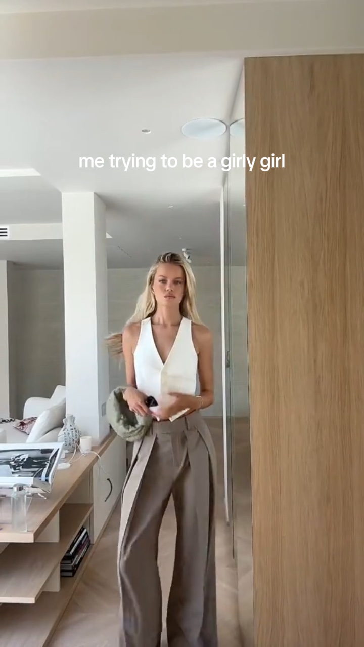 trying to be a girly