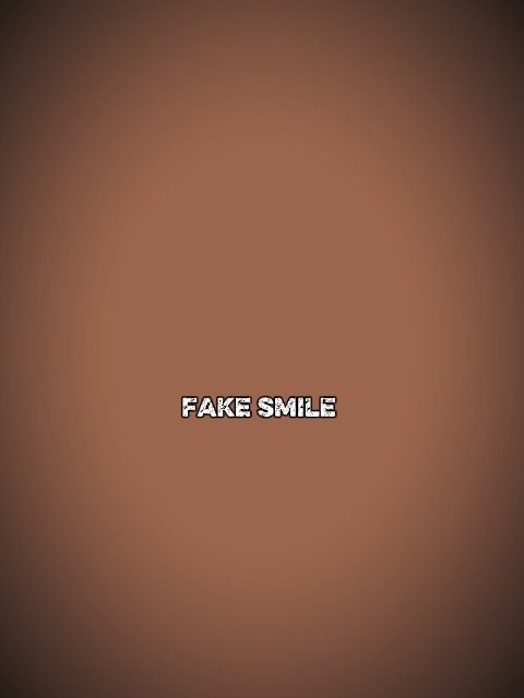 Sonrisa falsa y sonrisa real