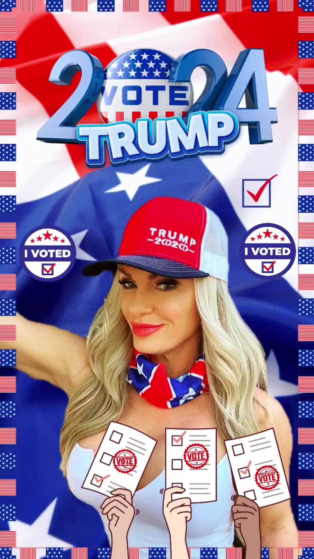 Eu votei cedo Trump 