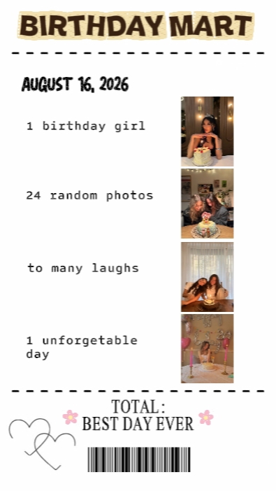 ANNIVERSAIRE LE 16 AOÛT