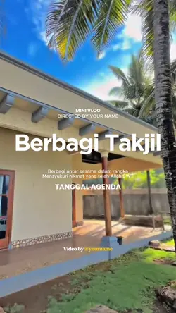 bagi takjil vlog