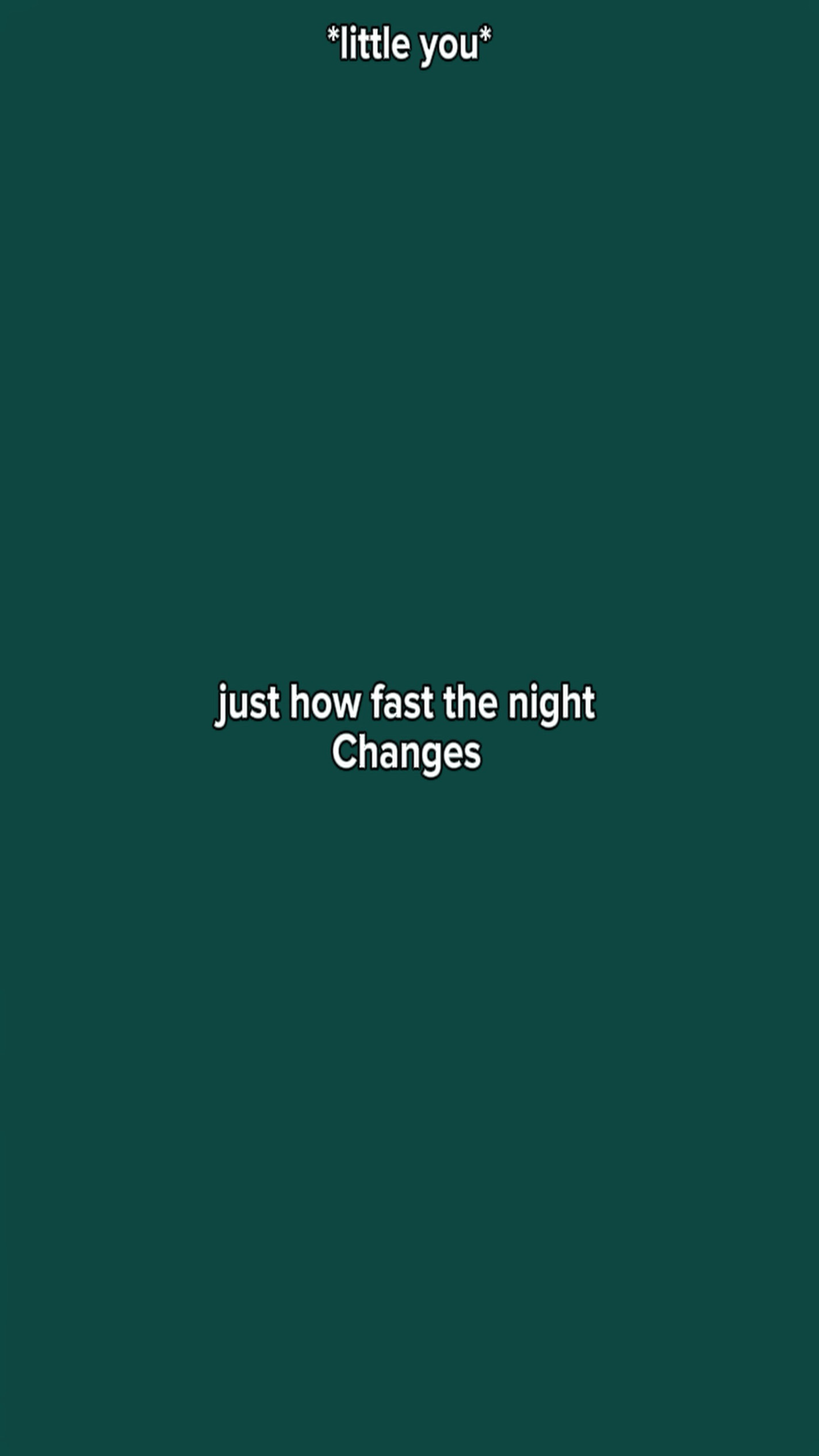 Justhowfastthenight