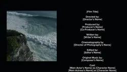 Outro Credit Film