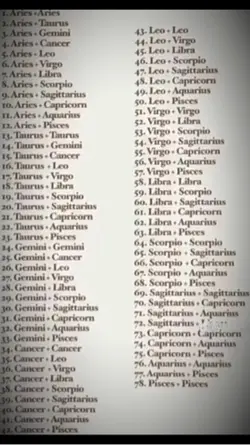 star signs ⭐️ 