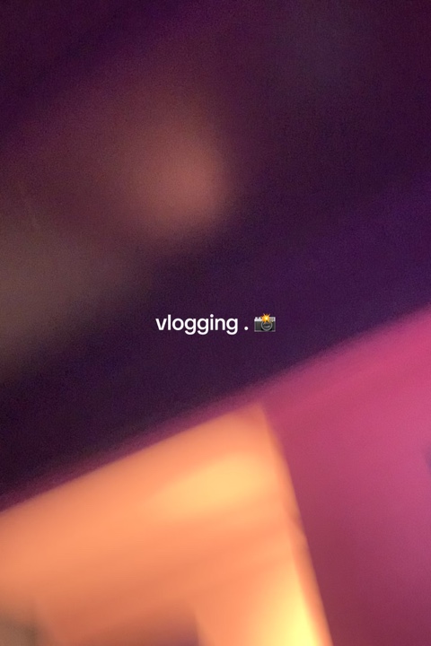 vlogging! duh 🥹