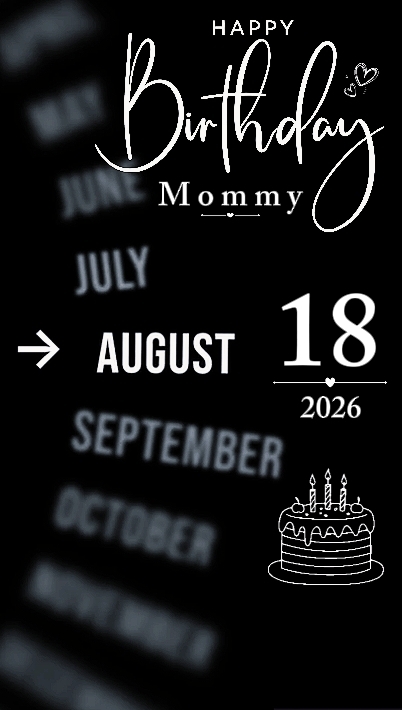 B'DAY MOMMY 18 AUGUS