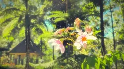 flower leaf effect