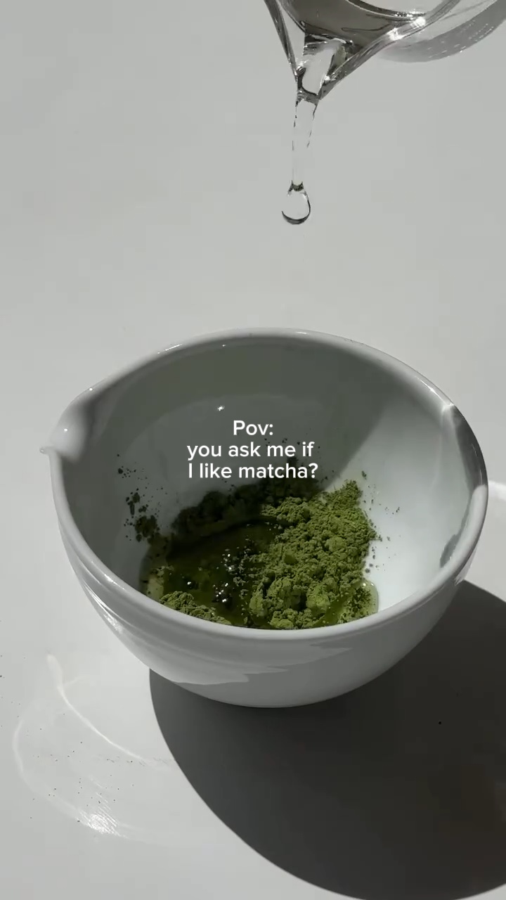 Me gusta el matcha