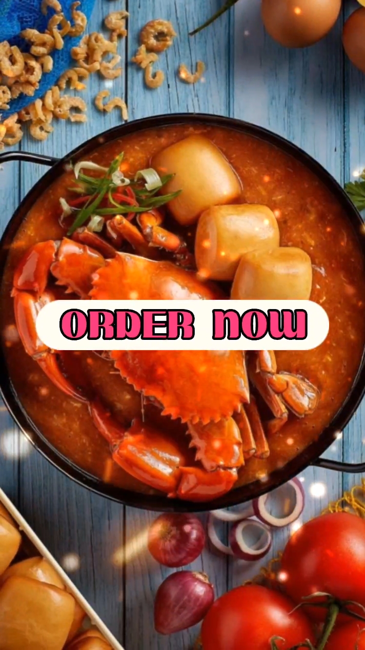 Introduce Dishes From Crabs In Tiktok Style Light&easy&open 