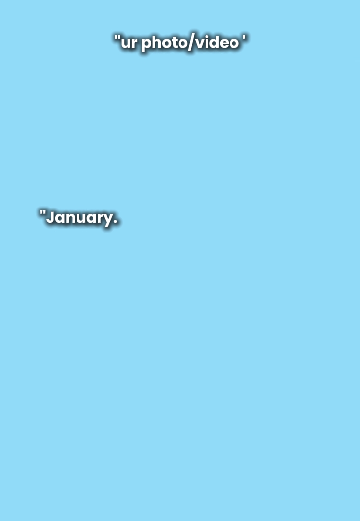 January to December 
