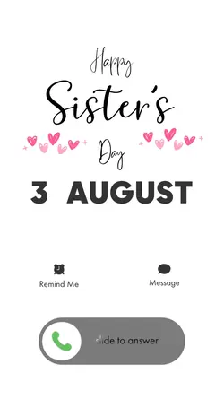 HAPPY SISTER'S DAY
