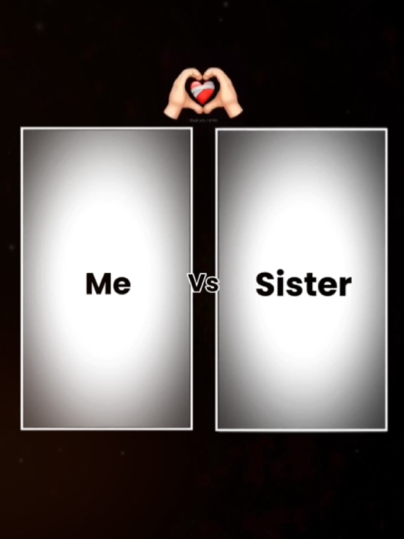 me and sister