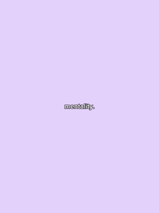 Mentality 