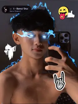 efek mata api biru