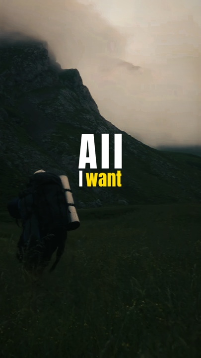 All i want is to be 