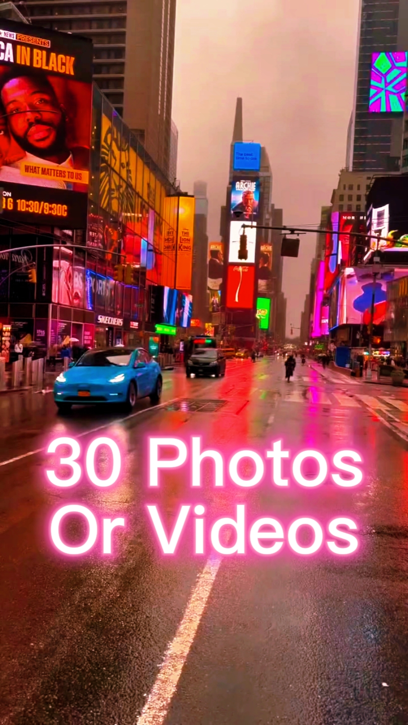 30 diapositives vidéo