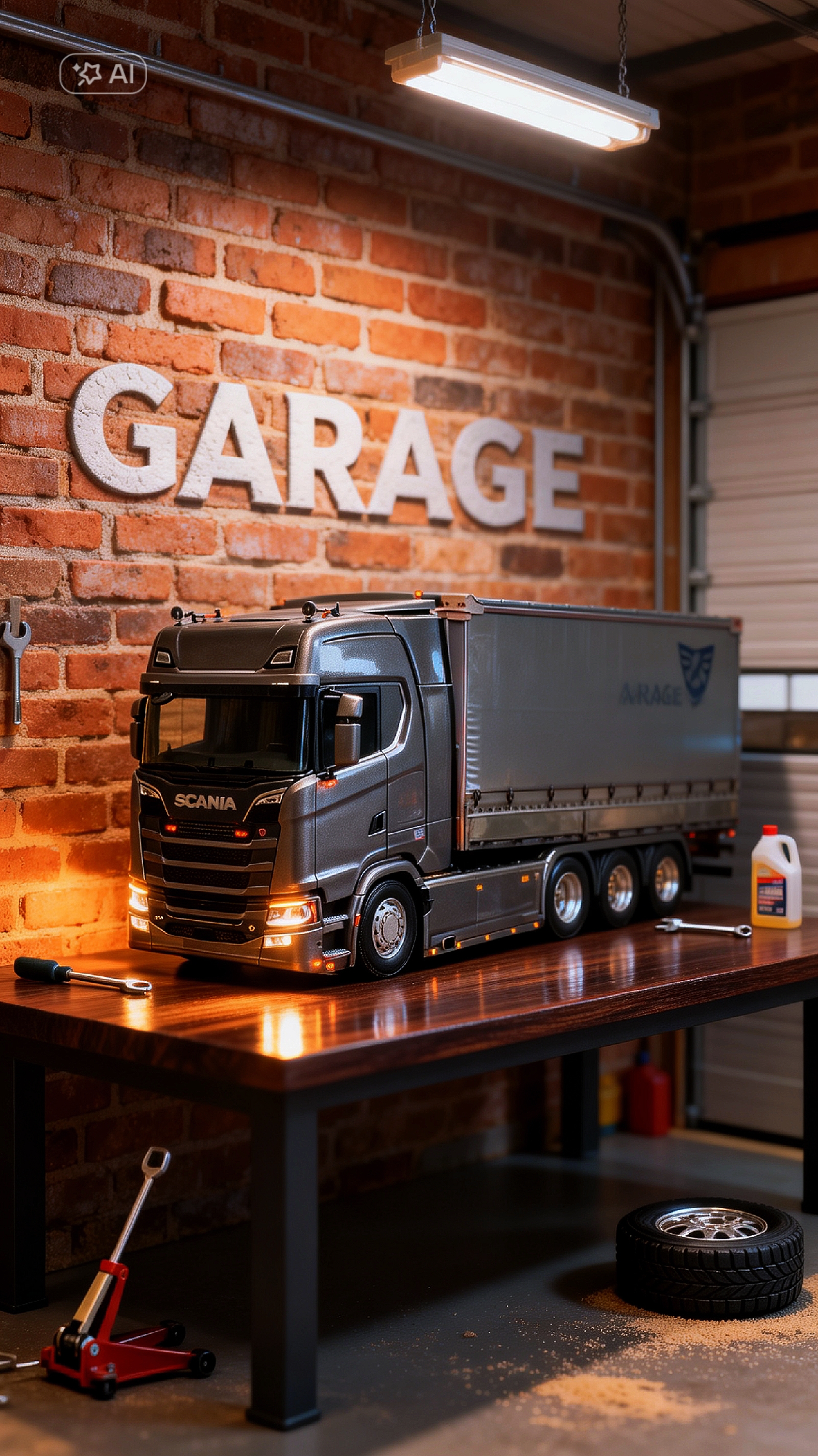 AI TRUK MINIATUR