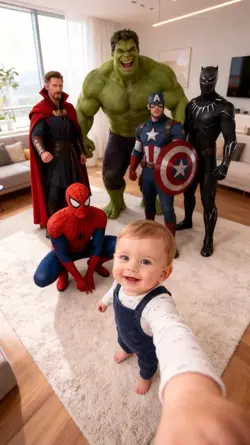 SELFIE WITH MARVEL
