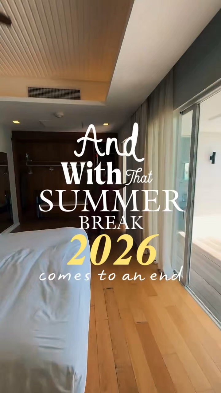 Summer break 2026