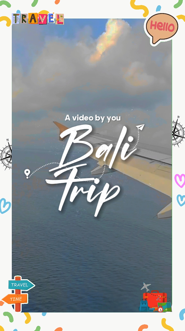 Bali-Reiseflugzeug