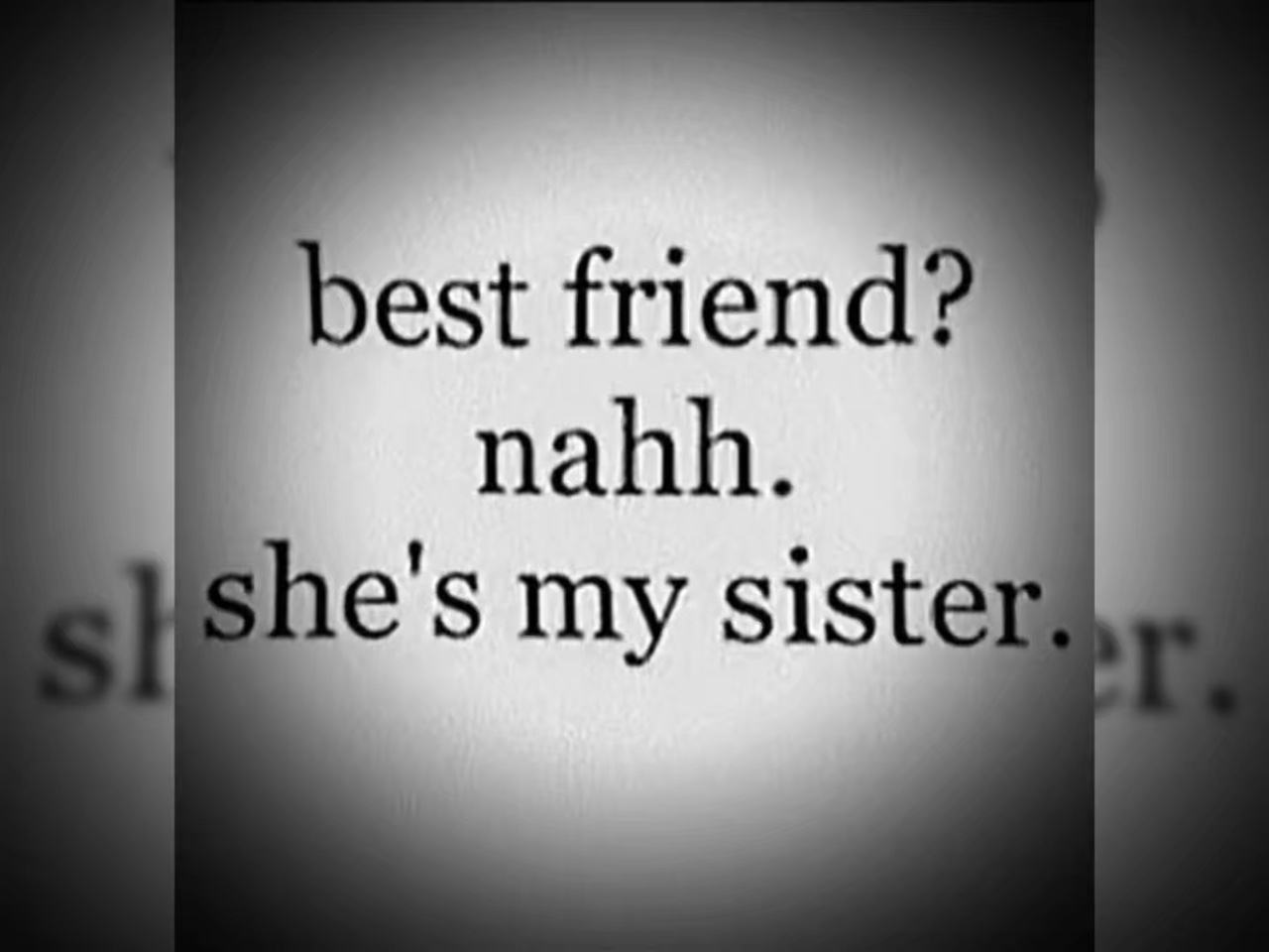 Sie ist meine Schwester