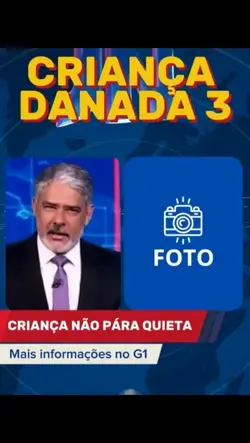 criança não para 