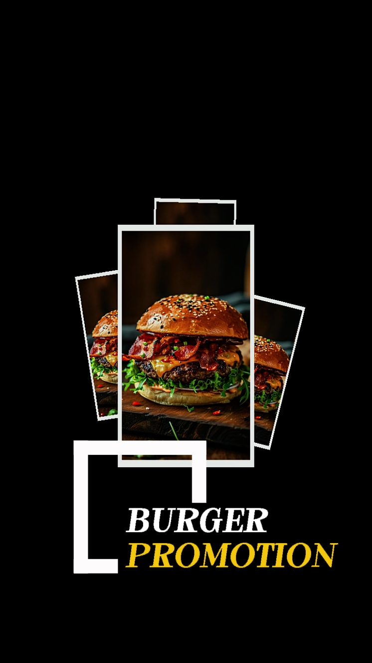 Promoción de hamburguesas