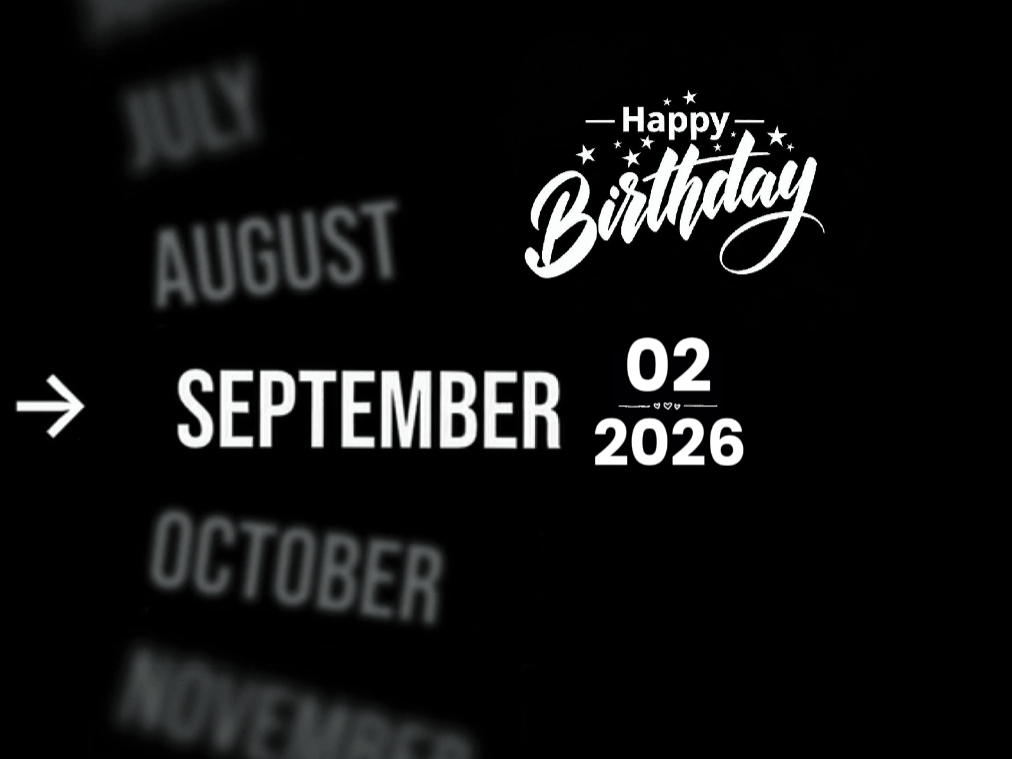 BDAY SEPTEMBER 2st