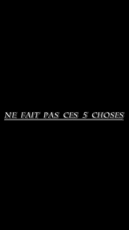 Ces 5 escolhas