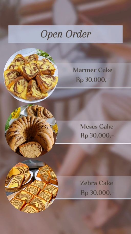 Kue Pesanan Terbuka