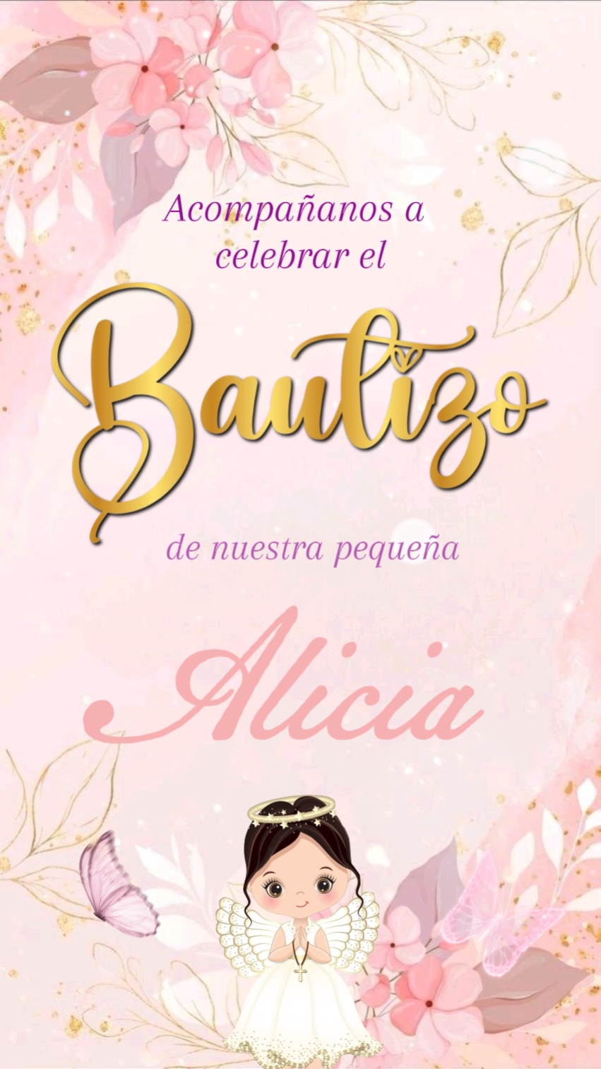 Convite Bautizo 