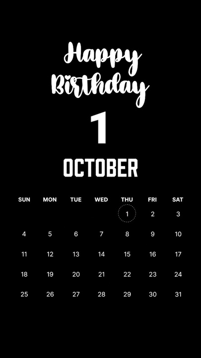 ANIVERSÁRIO 1 DE OUTUBRO