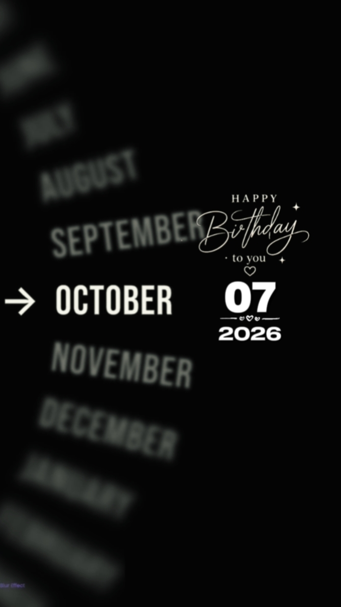 October 7th Birthday
