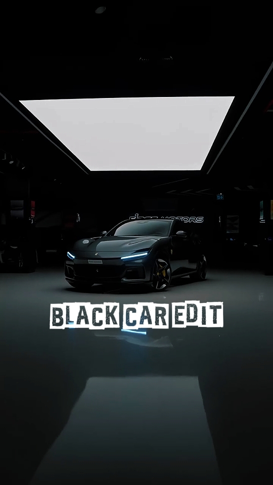 black car edit
