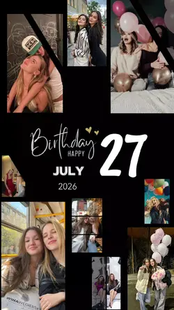 Birthday 27 July