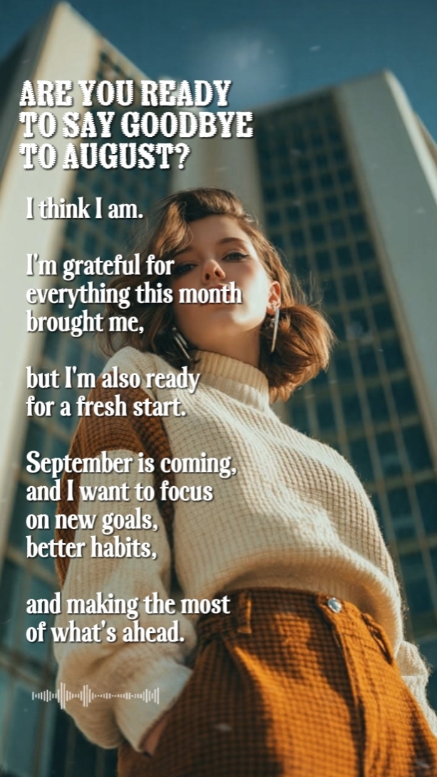 Di adiós agosto