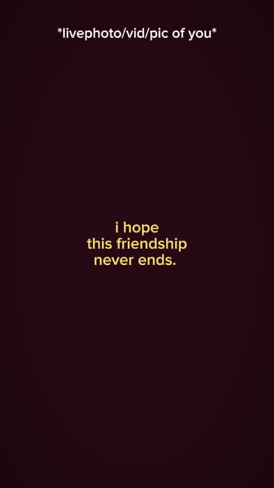 I hope this friend