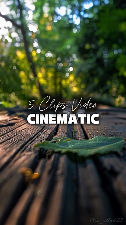 5 Vidéos Cinématiques 