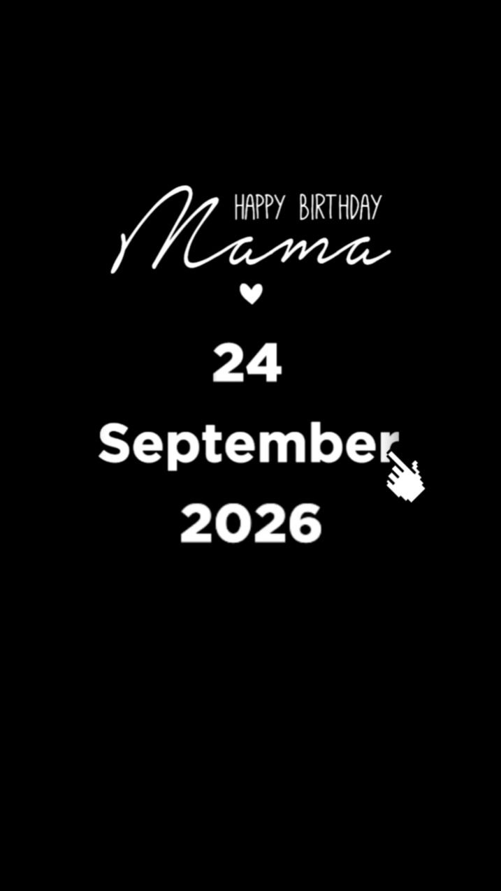 SELAMAT ULANG TAHUN MAMA 24 SEPTEMBE