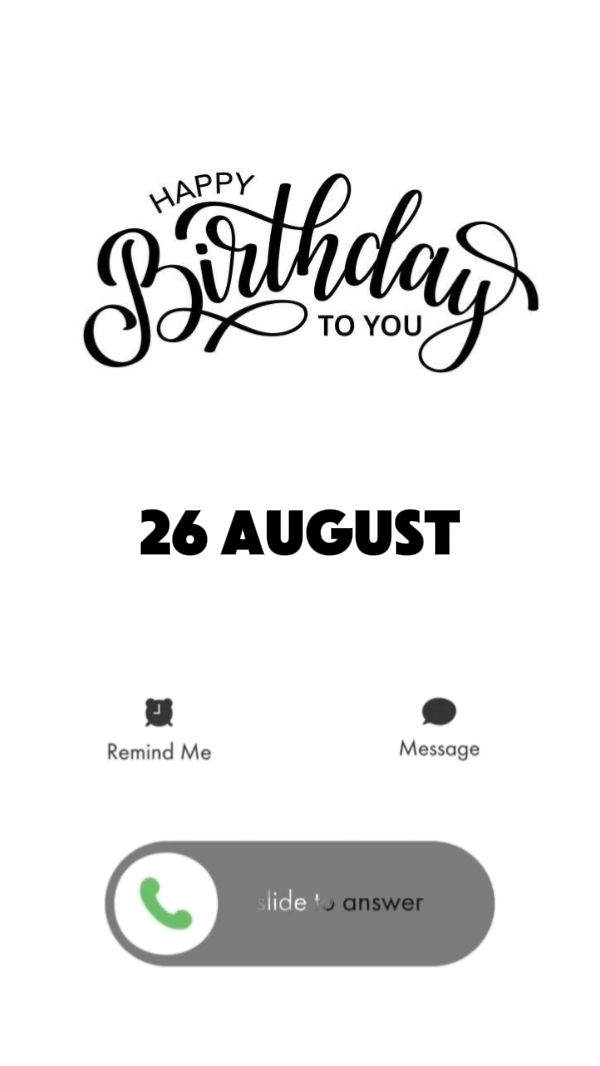 26 august birthday 