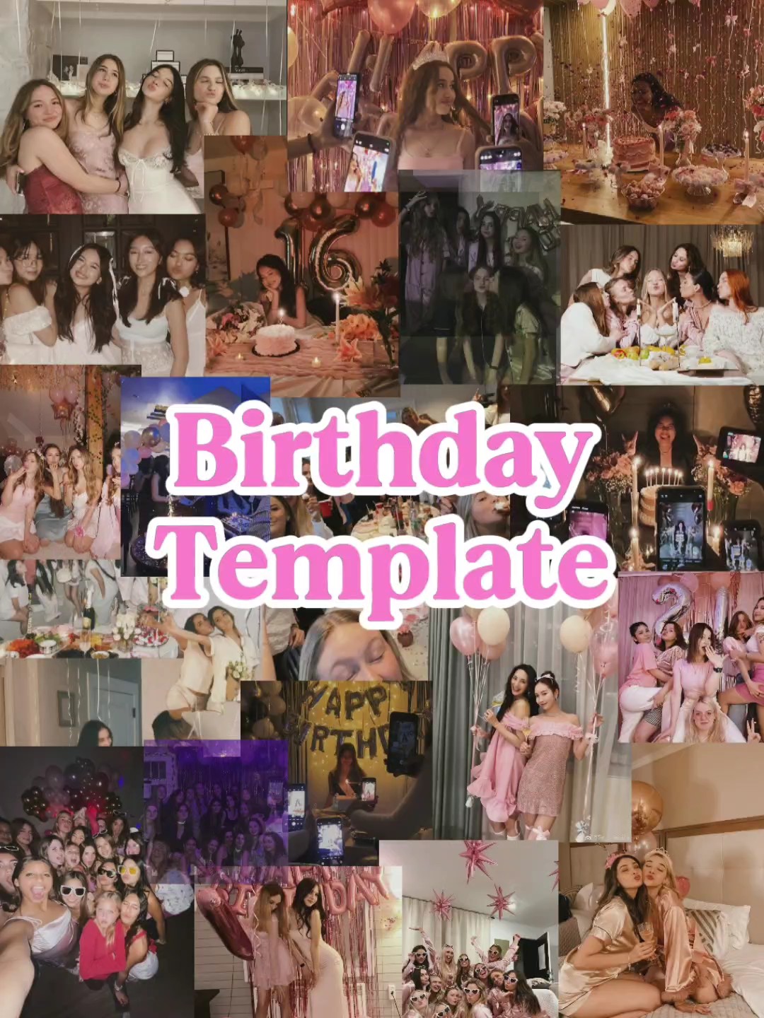 Birthday template