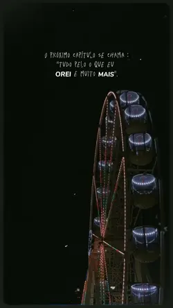 O próximo capítulo.