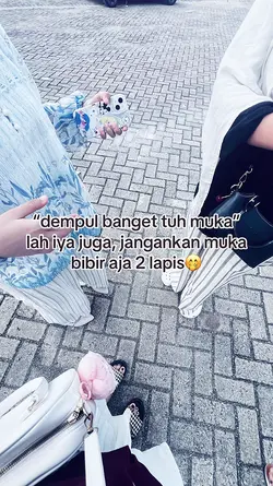 dempul bgt tuh muka