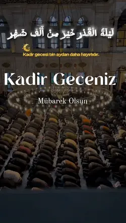 Kadir Gecesine Özel 