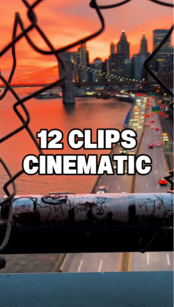 12 Clips Cinématique 