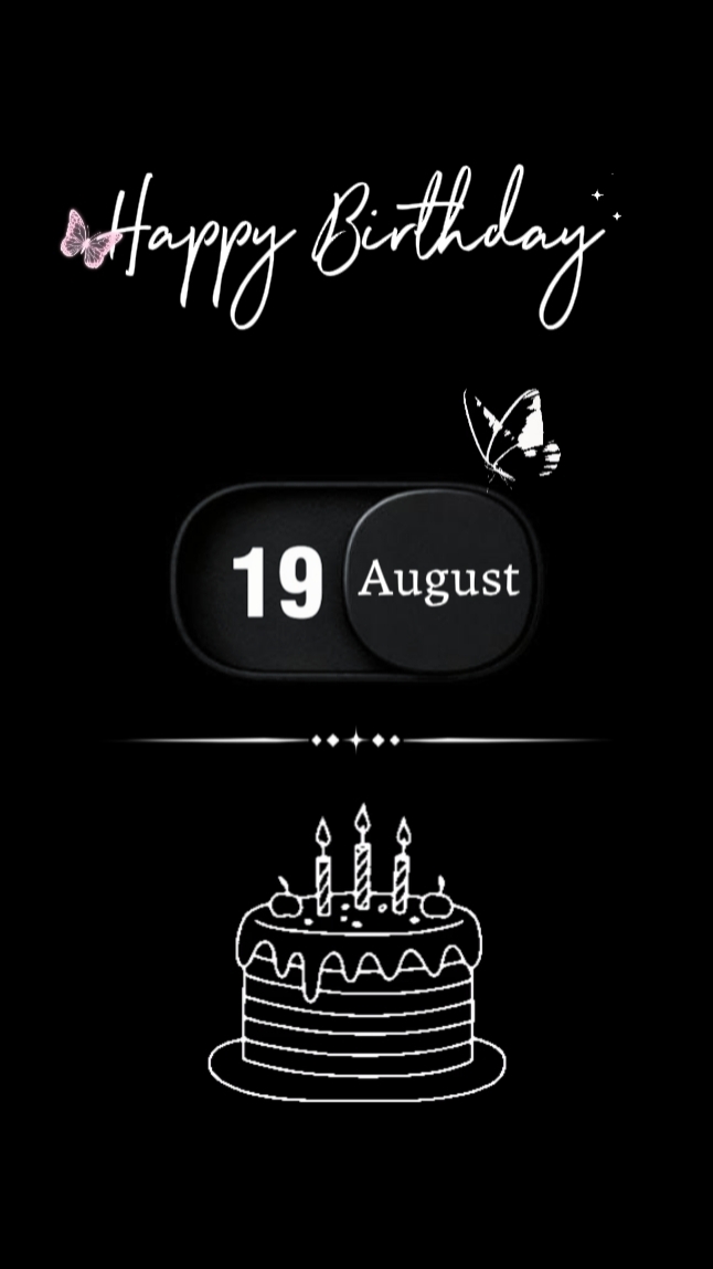 HBD 19 AUGUST