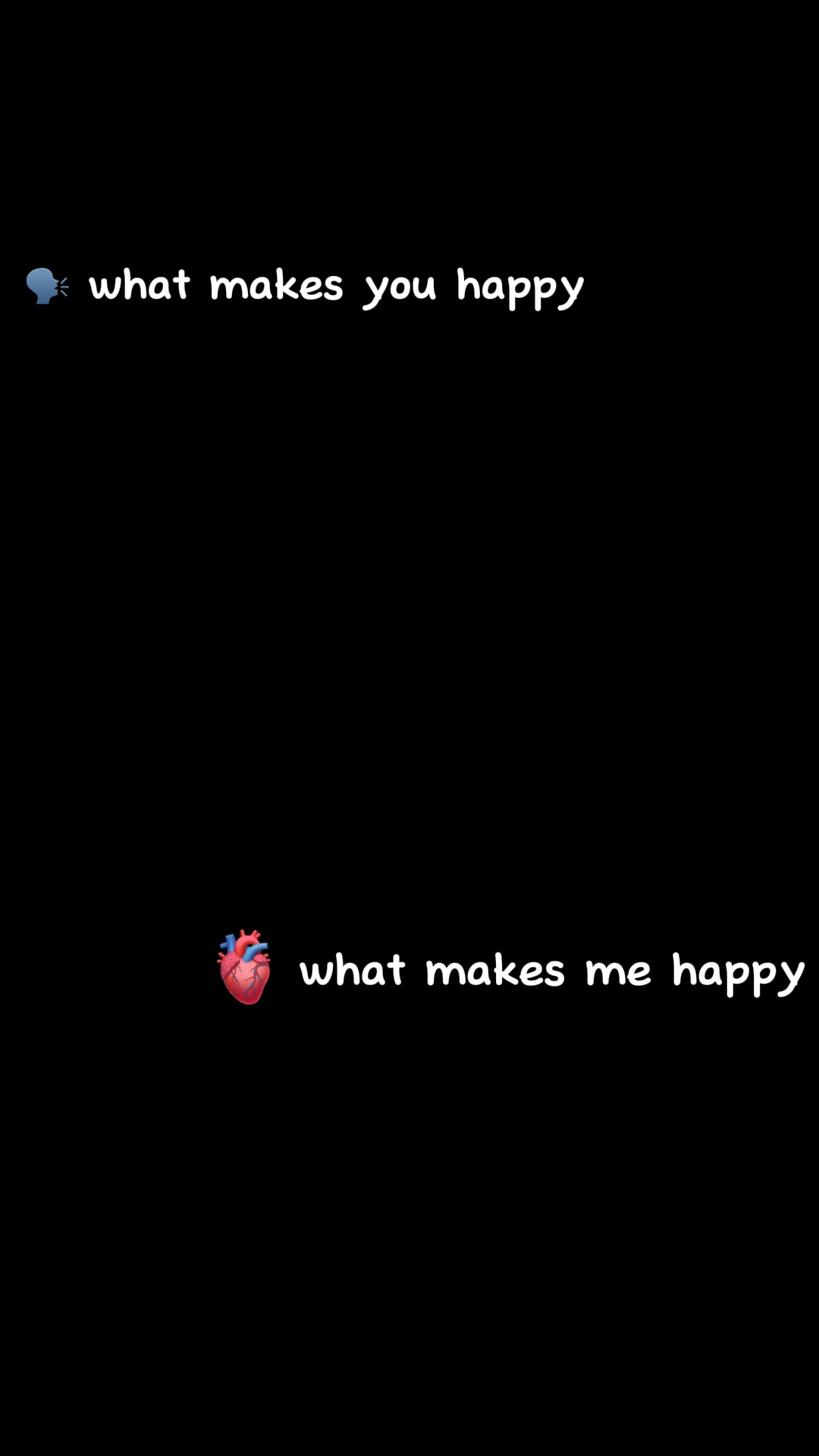 What makes u happy